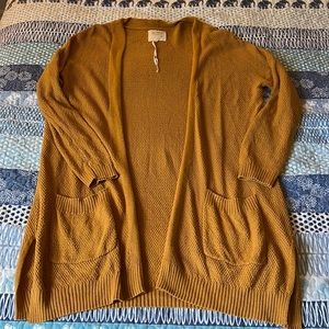 Cotton On Mustard Cardigan S/M